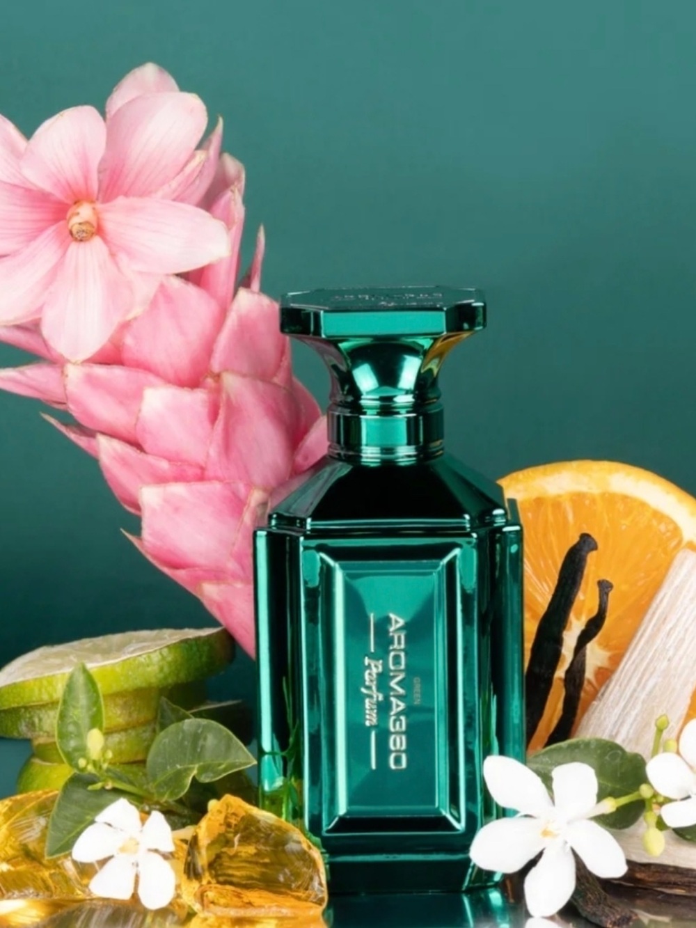 Hotel Collection Emerald Green Perfume Bottle